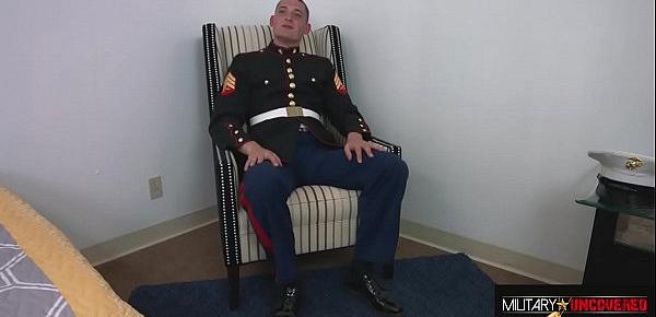  MARINE ROUND TWO, JACKING OFF IN MY DRESS BLUES